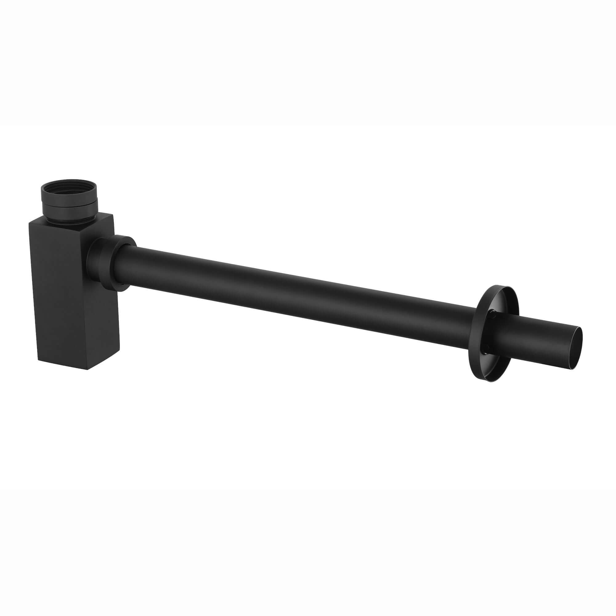 Buy Square washbasin sink bottle trap waste - matt black Online UK | HOUSE OF ENKI